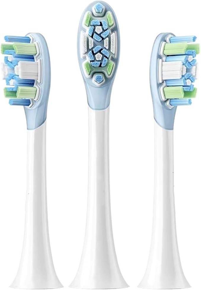 Compatible for Xiaomi Electric Toothbrush Brush Head 3/6PCS for Sonic Vibration Pro 4 Brushing Modes(3PCS Clean Version)