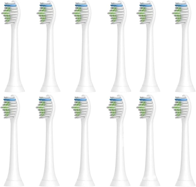 4Pcs Replacement Brush Heads Compatible for Toothbrush(Purple)