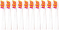 20 Pcs Replacement Brush Head Soft Bristle Refills Compatible for Toothbrush FW/SG 507/508/515/551/917/959(Orange)