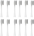 12PCS Replacement Tooth Brush HeadsCompatible for X/X PRO/ Z1/ F1/ One/Air 2 /SE Soft Toothbrush Cleaning(12pcs Grey)