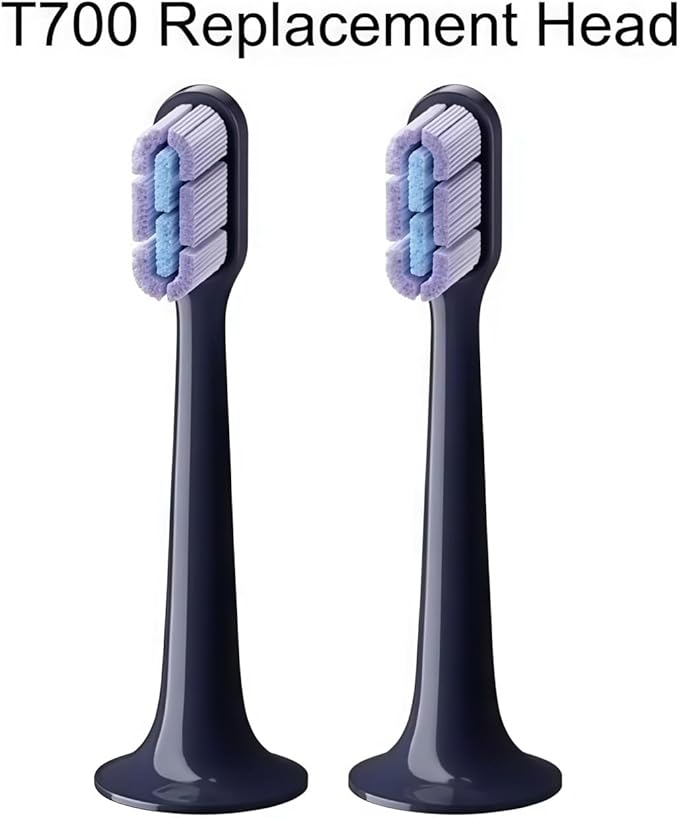 Toothbrush Head Compatible with Mijia T700 Sonic Electric Toothbrush Waterproof Soft Health Replacement Soft Bristles(4 pcs)