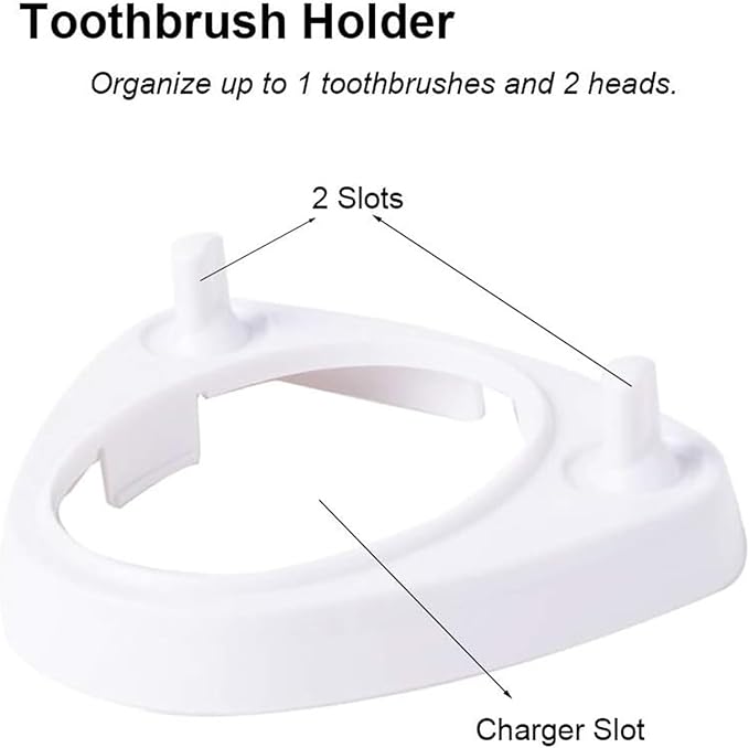 Charger Base Fit Compatible for Oral B Electric Toothbrush IO Series 3 4 5 6 1000/3000/5000/7000 Waterproof Inductive Toothbrush Hold(EU Comb)