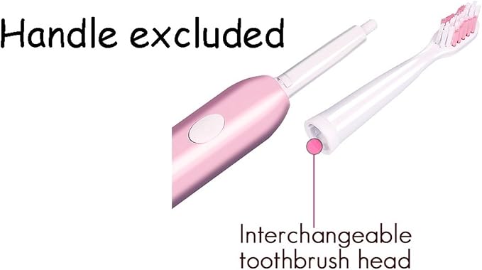 16pcs Replacement Toothbrush HeadsCompatible for Clean Soft Bristles(Black 16pcs)
