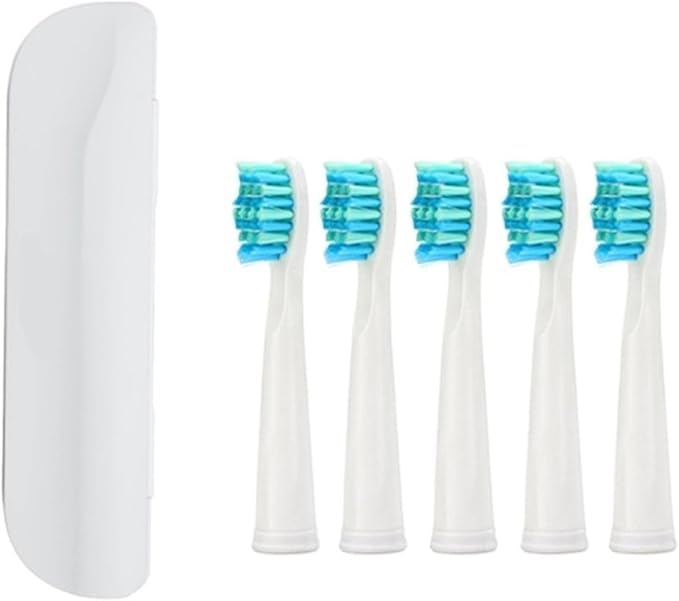 Toothbrush Heads Bristle Replacement Brush Suitable for S Accessories(1 Box 5 White)
