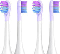Toothbrush Replacement Brush Head Compatible with HX3/6/9 Series economical Medium Soft bristles 2(YH751-PURPLE)