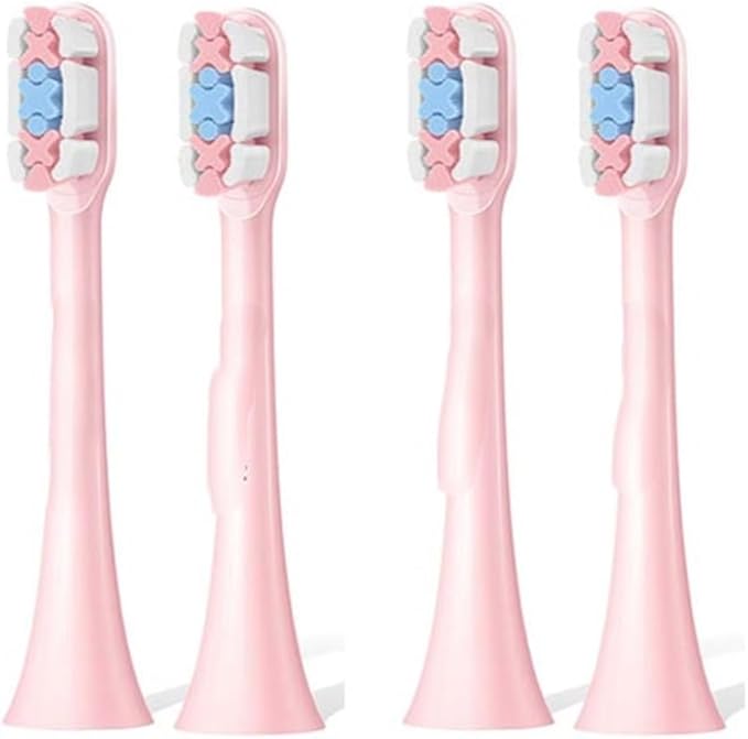 Compatible for SOOCAS Electric Toothbrush Heads Replacement X1 X3 X3U X5 Teeth Brush(2 Box Pink)