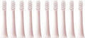 for XIAOMI MIJIA T100 Replacement Brush Heads Sonic Electric Toothbrush Vacuum Dupont Soft Bristle Suitable Nozzles 10Pcs Clean(10Pcs Pink)