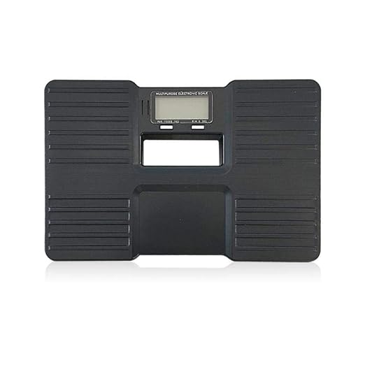 Weighing Scale Electronic Bathroom ScaleBalance Personal Digital Body Portable Floor Scale 150Kg Black