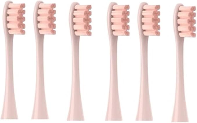 6PCS Replacement HeadsCompatible for Oclean Flow/X/X PRO/ Z1/ F1/ One/Air 2 /SE Brush(E)
