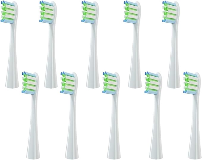 10-40PCS Replacement Brush HeadCompatible for Oclean Electric Toothbrush Soft Bristle X/X PRO/ Z1 Brushes Replaceable Head(10 White)