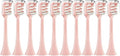 20pcs Replacement Brush HeadsCompatible for SOOCAS X3 X5 V1 X3U Soft Bristle Electric Toothbrush Sealed Packed(Pink)