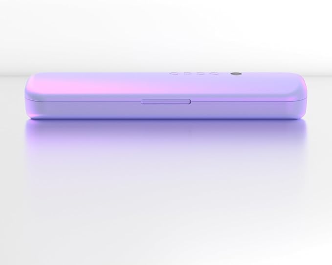 ORDO Sonic+ Electric Toothbrush with Case Sonic Toothbrushes for Adults Charging Travel Case 4 Brushing Modes Fast Rechargeable Battery Silicone Polishing USB Charger Pearl Violet