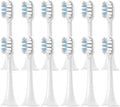 T300/T500/T500C/T700 Replacement Toothbrush Heads for Soft Bristle Brush(White-12pcs)