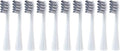 10PCS Replacement Brush Heads Compatible for Oclean Flow/X/X PRO/F1 Electric Toothbrush Head A(White Gray)