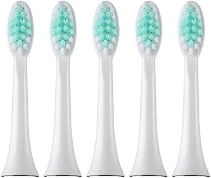Compatible for Toothbrush Replacement Soft Head 5PCS(White)