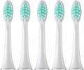 Compatible for Toothbrush Replacement Soft Head 5PCS(White)