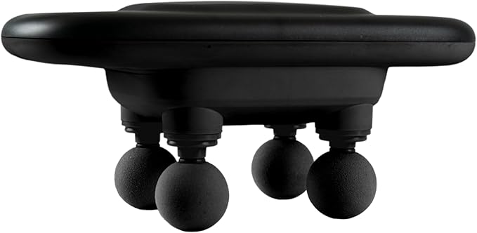 Daiwa Felicity Max Pro Lite Four-Headed Cordless Massager – 4 Deep Kneading Nodes 6 Intensity Levels Rechargeable Type-C Lightweight Portable Body Massager for Neck Back &amp Legs