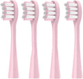 16Pcs Replacement Brush Heads Compatible for Toothbrush Head Deep Clean Type/Soft Bristle(Deep Clean Pink)