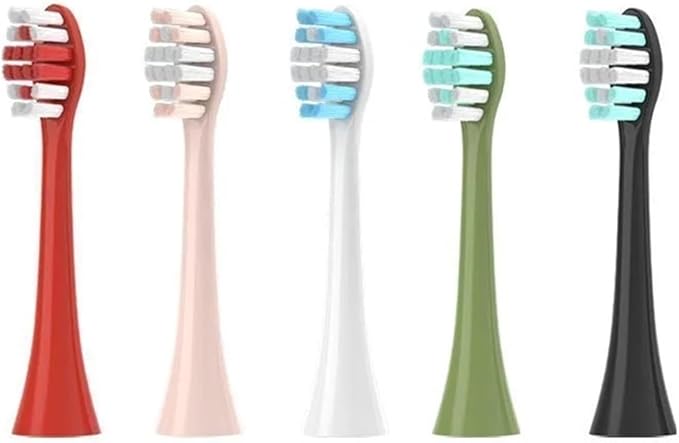 Replacement Toothbrush HeadsCompatible for Lenovo B002DC/B009DC/B001/B004/B005/B006Soft Deep Cleaning Whitening8-16pcs(16pcs Pink)