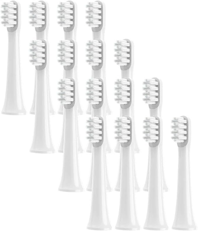 Compatible for T100 Replacement Toothbrush Head16/20/30PCS(White-16pcs)