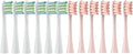 Replacement Brush Heads Soft Bristle Clean Nozzles Compatible for X/X PRO/ Z1/ F1/ One/Air 2 /SE Sonic Electric Toothbrush(6White6Pink)