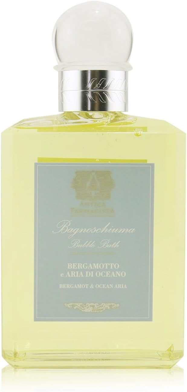 Antica Farmacista Bubble Bath - Relaxing Foam Bath with Honey Jojoba Oil &amp Aloe Vera - Luxury Gift for Any Occasion - Bergamot &amp Ocean Aria 16 fl oz