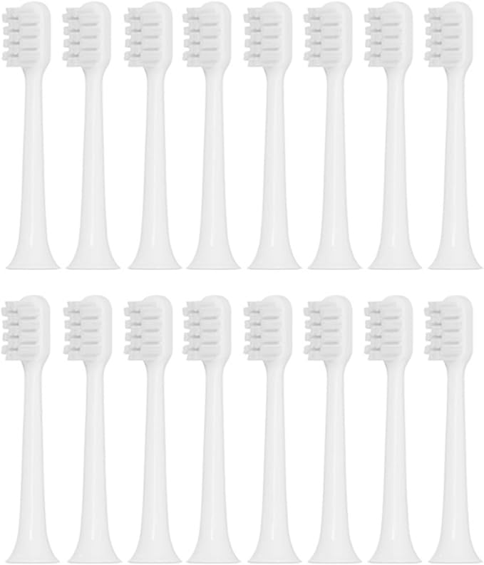 Replacement Toothbrush Heads Compatible for T200/T200C(White-12pcs)