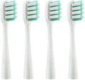 Replacement Compatible for Usmile Y1/U1/U2 Toothbrush Heads Smart Electric Tooth Clean Brush Nozzles 4/10Pcs/Set(4WhiteGreenF)