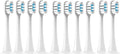 Replacement Brush HeadsCompatible for Xiaomi Mijia T300/T500/T700 Toothbrush Soft Bristle Nozzles(10White)