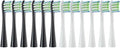 12PCS Replacement Brush Heads Compatible for Oclean X/X PRO/ Z1/ F1/ One/Air 2 /SE Sonic Electric Toothbrush Soft Bristle Nozzles(6Black6White)