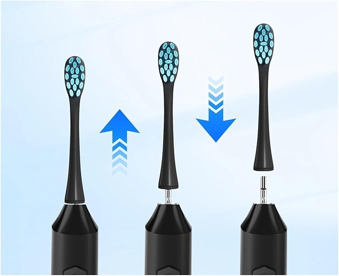 Compatible with 7MAGIC Electric Toothbrush Replacement Brush Headsfor(White)