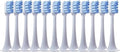12PCS Compatible for XIAOMI MIJIA T300/T500/T700 Replacement Brush Heads Sonic Electric Tooth Soft Bristle Caps Vacuum Package Nozzles(12Blue)