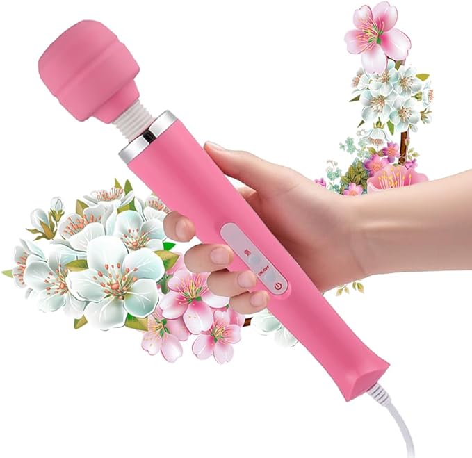 Handheld Massager Vibrating Wand Electric WomanFoot Neck Back Hand Leg Arm Shoulder Massage Aches Sports Recovery Portable Personal Massagers womam.