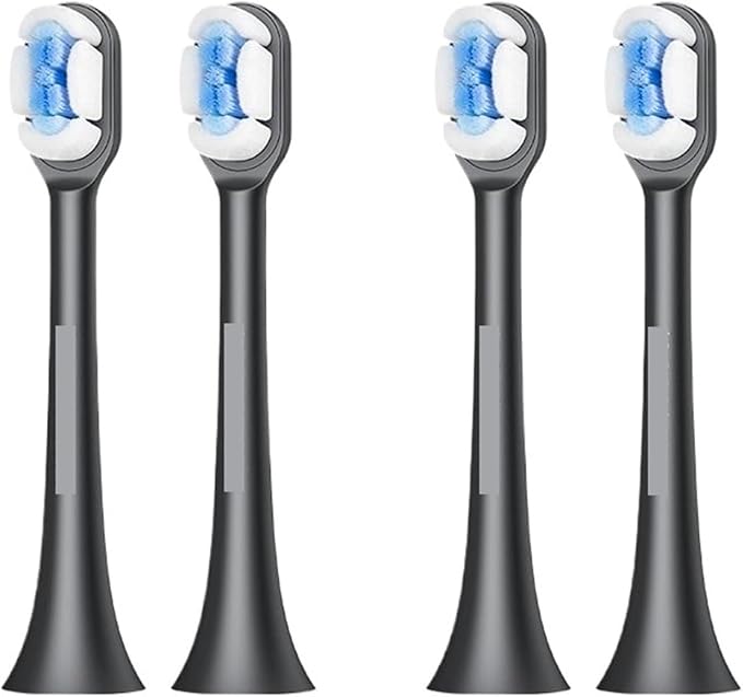 Compatible for Electric Toothbrush Heads Replacement X1 X3 X3U X5 Teeth Brush Replacement Heads(2 Box Black)