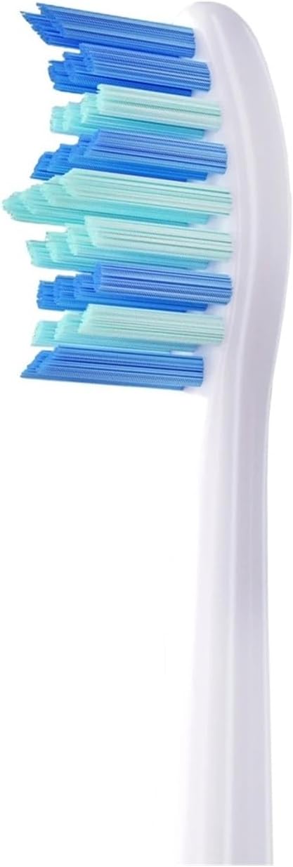 4 Pcs Replacement Brush Heads Compatible for HiLink Lebooo Electric Toothbrush Head Teeth Cleaner and Plaque Removal with Dust Cover(White)