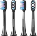 Compatible for Electric Toothbrush Head T501/T501C Full Effect Bright White Clean Caring Replace Teeth Heads 2/4 PCS(4pcs Black)