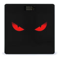 Digital Bathroom Weighing Scale Energy Saving Scale Smart Scale for Body Weight Evil Black Red Eyes