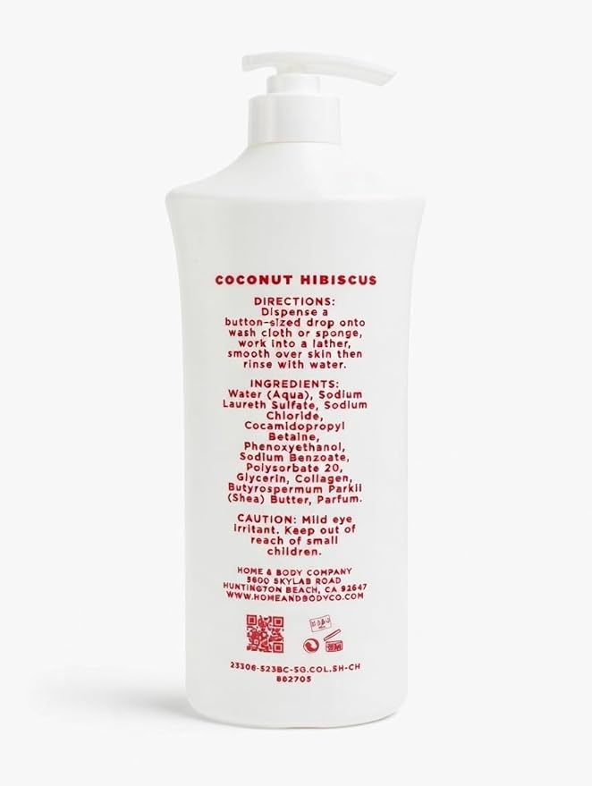BODY CO. Body Wash Enriched with Restoring Collagen and Shea Coconut Hibiscus 700 ml