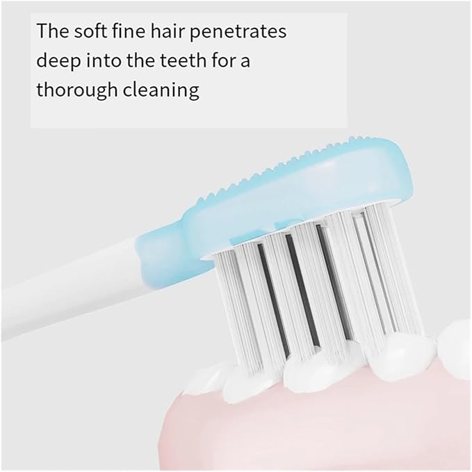 AccessoriesCompatible for LF Full Range Replacement Electric Tooth Brush Heads Clean Version(8pcs)