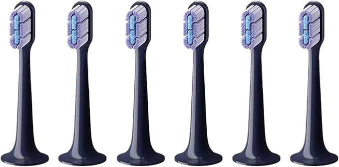 Compatible for Original Xiaomi Mijia Toothbrush Head T700 Sonic Electric Waterproof Soft Health Replacement Bristles(6 pcs)