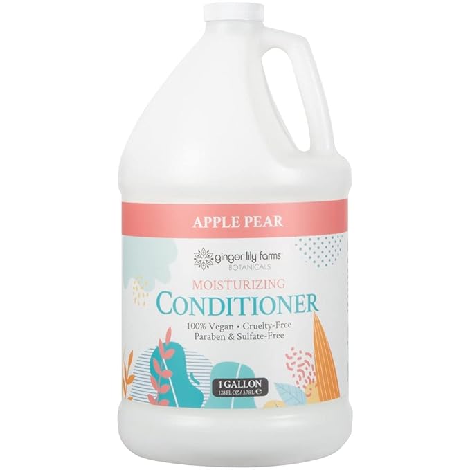 Ginger Lily Farms Botanicals Body Wash + Shampoo + Conditioner Bundle Apple Pear