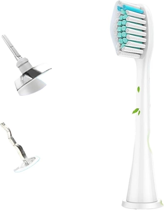 Electric Toothbrush Head Replaceable Sonic Suitable Compatible for 's Brush(Black 16pc)