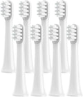 4/8/12/16PCS for T100 Replacement Toothbrush Heads Electric Vacuum Soft Bristle Brush(White-8pcs)