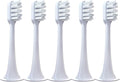 5 PCS Replacement Toothbrush HeadsCompatible for T300 T500 Teeth Brush Soft Teethbrush Nozzles(5 White Soft)