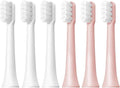 6/12Pcs Replacement Brush HeadsCompatible for XIAOMI MIJIA T100 Toothbrush Vacuum Soft Bristle Suitable Nozzles(T100-WH3 PK3)
