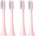 Electric Toothbrush Heads Replacement Compatible with SOOCAS X1 X3 X3U X5 Teeth Brush Replacement Heads(4 pcs Pink)