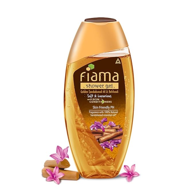 Body Wash Shower Gel Golden Sandalwood Oil and Patchouli 250ml Body Wash for Women &amp Men with S.k.i.n Conditioners for Soft and Luxurious Skin Suitable for All Types Skin
