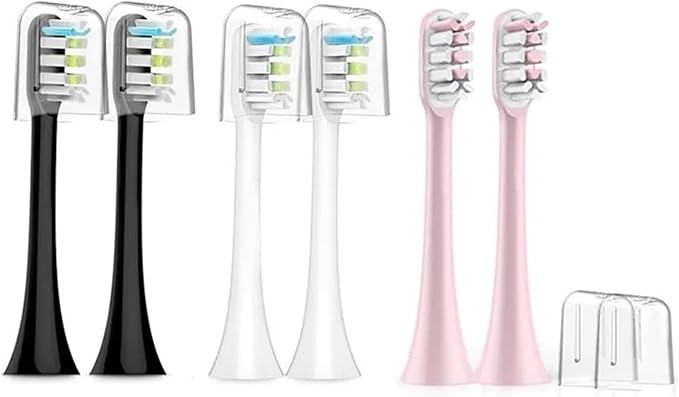 20PCS Replacement Brush HeadsCompatible for X3/X3U/X5 Toothbrush Soft Suitable Vacuum Bristle Nozzles(20pcs White)