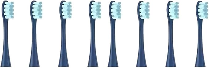 Soft Vacuum Bristle Electric Toothbrush Heads Compatible with X Pro Z1 F1 One Air 2 SE - 8 Pack 12(8pcs Dark Blue)