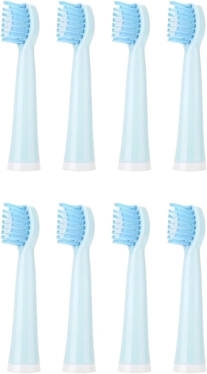 for AUX A11 Electric Toothbrush Replacement Heads Compatible for UPHYLIAN/KONKA/PHYLIAN Soft Brush Bristles Nozzles(8PCS Blue)